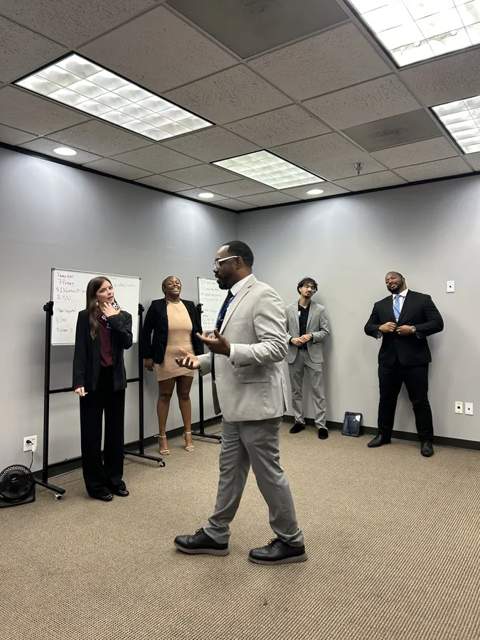 Team training session at Ireti Provisions Houston office